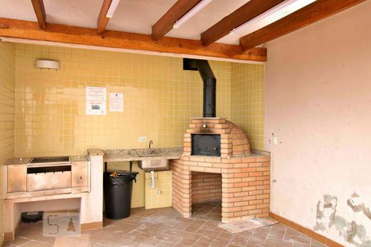 Área Comum - Churrasqueira de apartamento à venda com 3 quartos, 73m² em Vila Humaitá, Santo André