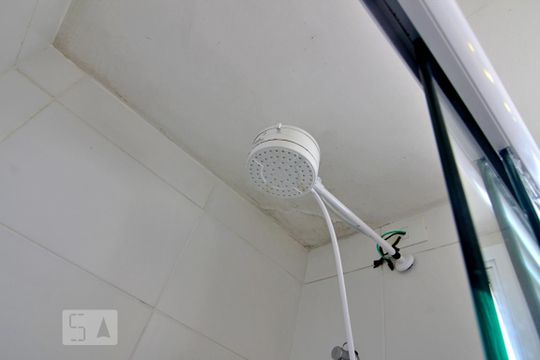 Banheiro da Suíte de apartamento à venda com 3 quartos, 73m² em Vila Humaitá, Santo André
