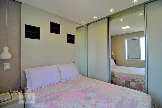 Quarto Suíte de apartamento à venda com 3 quartos, 73m² em Vila Humaitá, Santo André