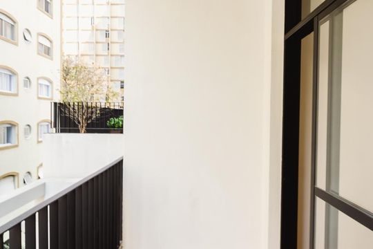 Varanda de kitnet/studio para alugar com 1 quarto, 33m² em Perdizes, São Paulo