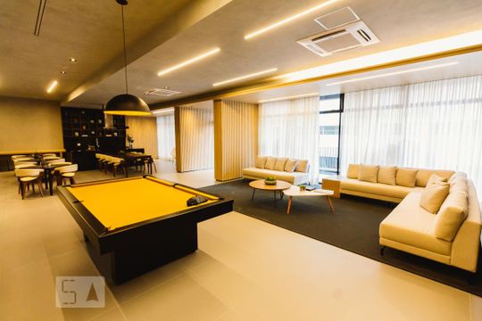 Salão de Jogos de kitnet/studio para alugar com 1 quarto, 33m² em Perdizes, São Paulo