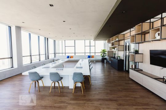 Home Office de kitnet/studio para alugar com 1 quarto, 33m² em Perdizes, São Paulo