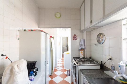 Cozinha e Área de Serviço de apartamento à venda com 2 quartos, 72m² em Rio Comprido, Rio de Janeiro