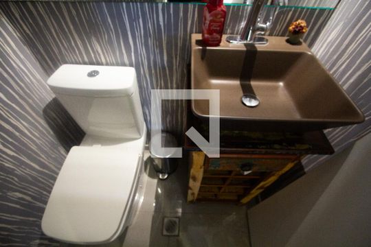 Lavabo da Sala de apartamento à venda com 3 quartos, 110m² em Itaim Bibi, São Paulo