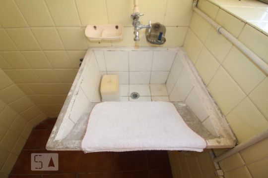 Área serviço de apartamento à venda com 2 quartos, 97m² em Vila Helena, São Bernardo do Campo