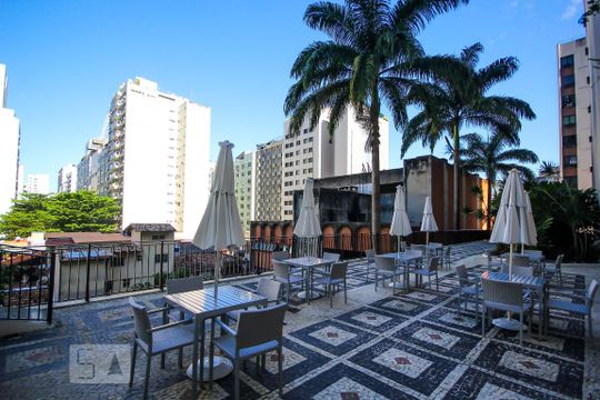Área comum - Piscina de apartamento à venda com 2 quartos, 58m² em Copacabana, Rio de Janeiro