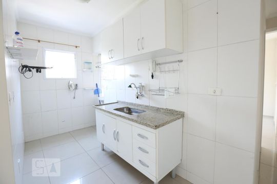 Cozinha de apartamento à venda com 1 quarto, 45m² em Itaim Bibi, São Paulo