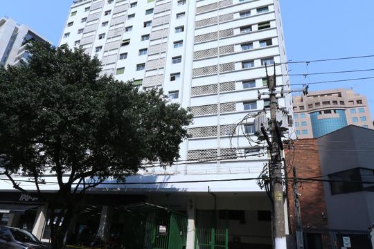 Fachada de apartamento à venda com 1 quarto, 45m² em Itaim Bibi, São Paulo