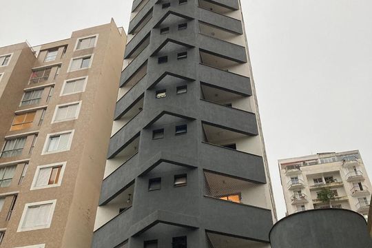 Fachada de apartamento à venda com 1 quarto, 45m² em Santa Cecília, São Paulo