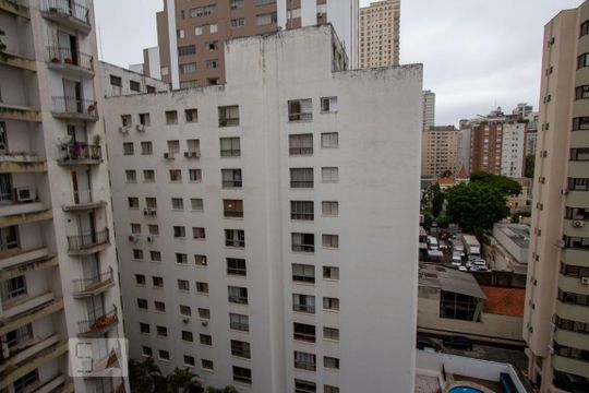 Vista de apartamento à venda com 1 quarto, 45m² em Santa Cecília, São Paulo