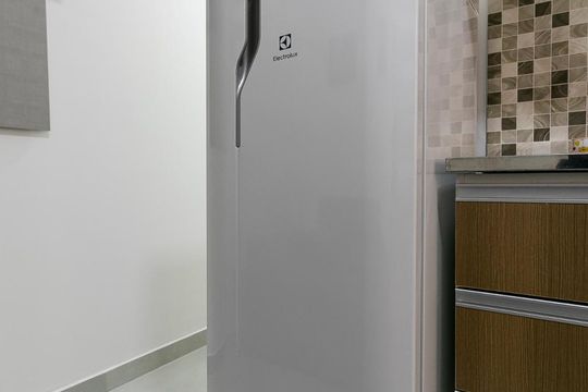 Cozinha - Geladeira de kitnet/studio para alugar com 1 quarto, 30m² em Parque da Mooca, São Paulo