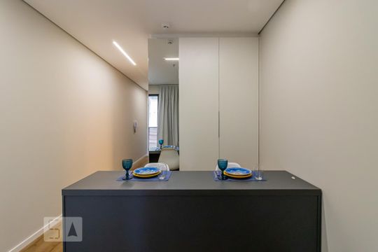 Quarto Sala  de kitnet/studio para alugar com 1 quarto, 26m² em Vila Mariana, São Paulo