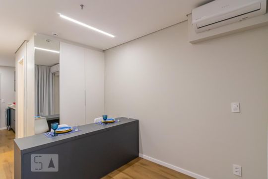 Quarto Sala  de kitnet/studio para alugar com 1 quarto, 26m² em Vila Mariana, São Paulo
