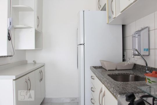 Cozinha de apartamento para alugar com 2 quartos, 48m² em Vila Santa Clara, São Paulo