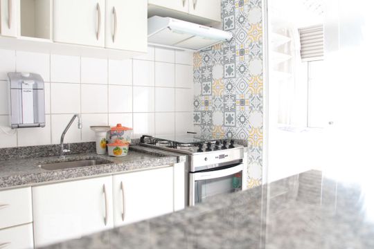 Cozinha de apartamento para alugar com 2 quartos, 48m² em Vila Santa Clara, São Paulo