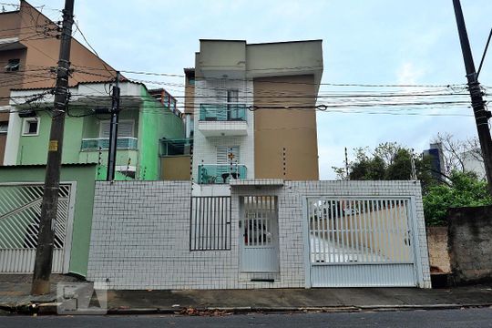 Fachada de apartamento à venda com 2 quartos, 59m² em Vila Guiomar, Santo André