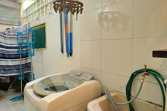 Área de Serviço de apartamento à venda com 2 quartos, 59m² em Vila Guiomar, Santo André