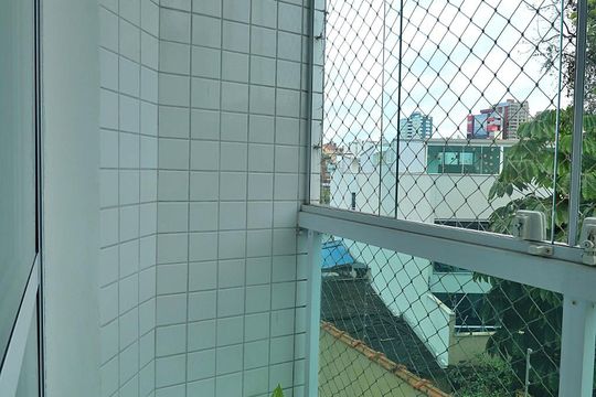 Varanda da Sala de apartamento à venda com 2 quartos, 59m² em Vila Guiomar, Santo André