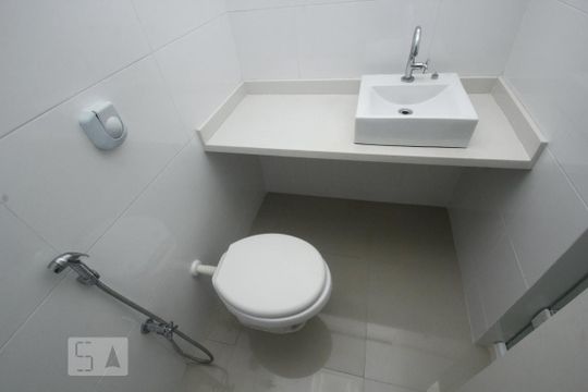 Banheiro de kitnet/studio à venda com 1 quarto, 30m² em Centro, Rio de Janeiro