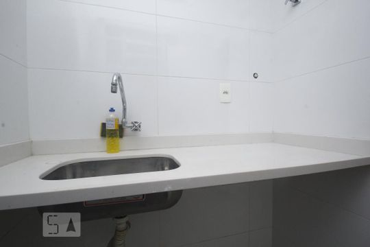 Cozinha de kitnet/studio à venda com 1 quarto, 30m² em Centro, Rio de Janeiro