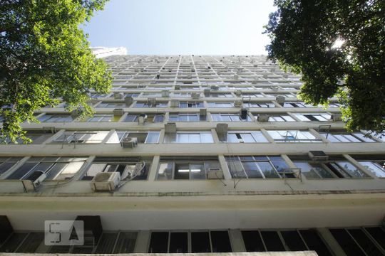 Fachada do Prédio de kitnet/studio à venda com 1 quarto, 30m² em Centro, Rio de Janeiro