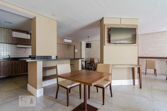 Espaço Gourmet de kitnet/studio para alugar com 1 quarto, 31m² em Pinheiros, São Paulo