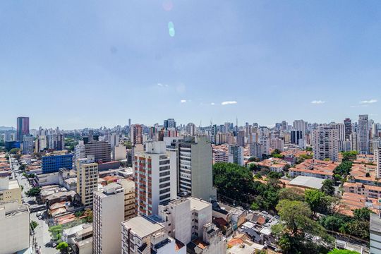 Vista do Rooftop de kitnet/studio para alugar com 1 quarto, 31m² em Pinheiros, São Paulo