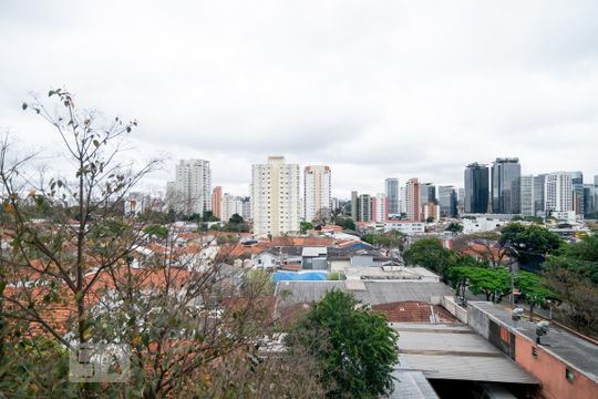 Varanda - Vista de apartamento à venda com 1 quarto, 53m² em Chácara Santo Antônio (zona Sul), São Paulo