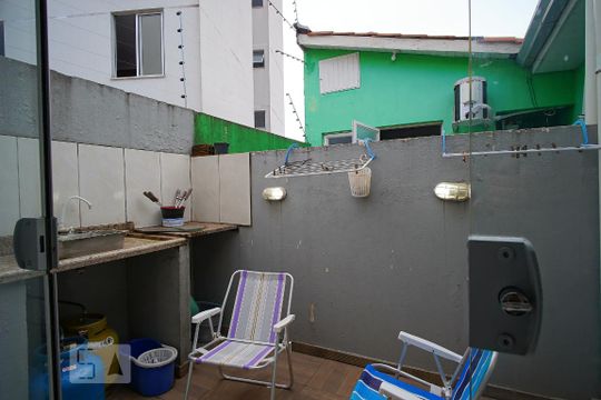 Detalhe da area de serviço de casa de condomínio à venda com 2 quartos, 68m² em Mato Grande, Canoas