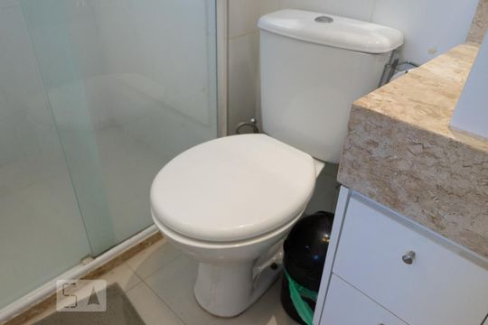 Banheiro da suíte de apartamento à venda com 3 quartos, 63m² em Vila Guilherme, São Paulo