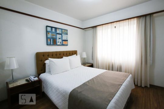 Quarto de apartamento para alugar com 1 quarto, 62m² em Itaim Bibi, São Paulo