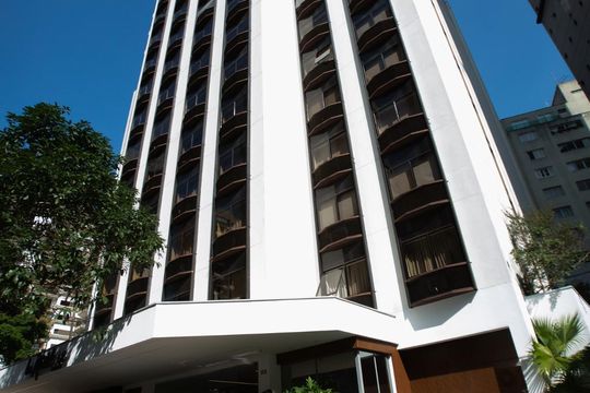 Fachada de apartamento para alugar com 1 quarto, 62m² em Itaim Bibi, São Paulo