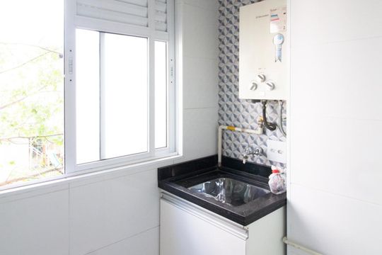 Área de Serviço de apartamento à venda com 2 quartos, 50m² em Vila Endres, Guarulhos