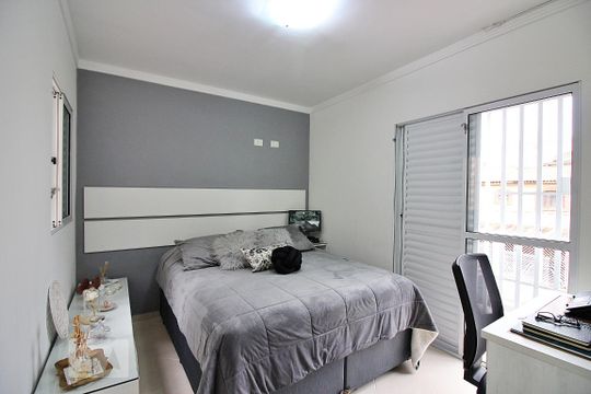 Quarto 1 - Suíte de casa à venda com 3 quartos, 148m² em Santa Terezinha, São Bernardo do Campo