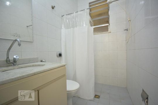 Banheiro Social de apartamento à venda com 1 quarto, 40m² em Flamengo, Rio de Janeiro