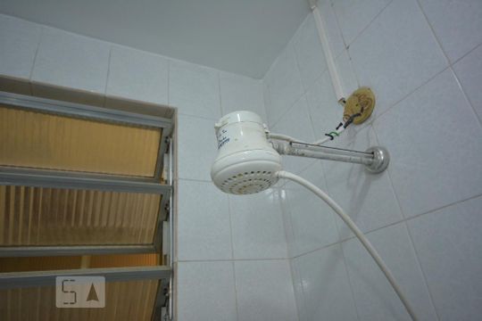 Banheiro Social - Chuveiro  de apartamento à venda com 1 quarto, 40m² em Flamengo, Rio de Janeiro