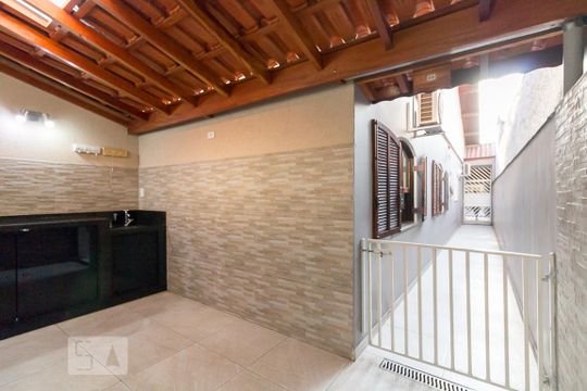 Área da churrasqueira de casa para alugar com 2 quartos, 102m² em Jardim Bela Vista, Guarulhos