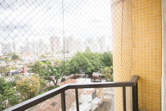 Varanda Suíte de apartamento para alugar com 2 quartos, 65m² em Campo Belo, São Paulo