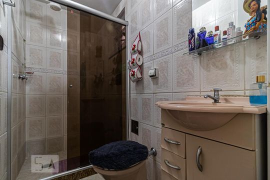 Banheiro Social de apartamento à venda com 3 quartos, 195m² em Pechincha, Rio de Janeiro
