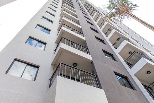 Fachada de apartamento à venda com 1 quarto, 25m² em Mirandópolis, São Paulo