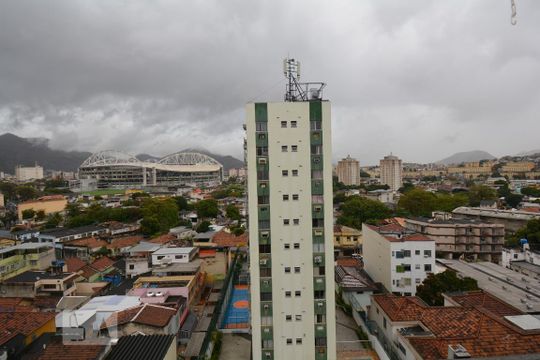Vista da Suíte de apartamento à venda com 3 quartos, 115m² em Todos Os Santos, Rio de Janeiro