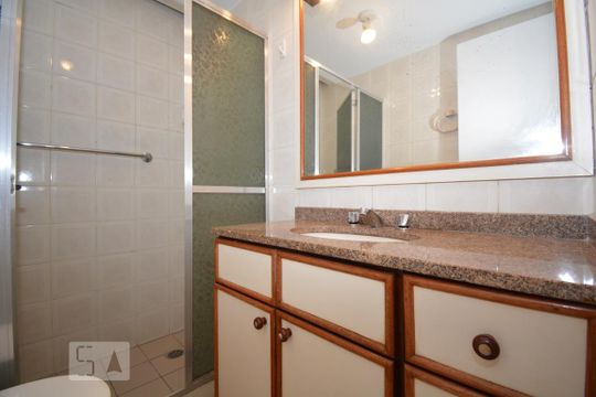 Banheiro da Suíte de apartamento à venda com 3 quartos, 115m² em Todos Os Santos, Rio de Janeiro
