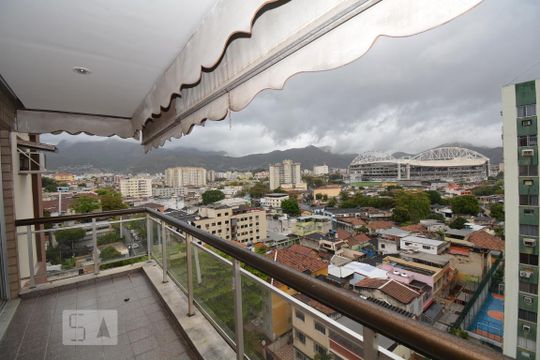 Varanda da Suíte de apartamento à venda com 3 quartos, 115m² em Todos Os Santos, Rio de Janeiro