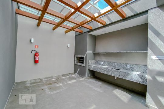 Área comum - Churrasqueira de kitnet/studio para alugar com 1 quarto, 20m² em Brás, São Paulo