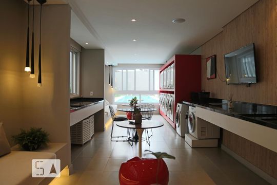 Lavanderia de kitnet/studio para alugar com 1 quarto, 22m² em Centro Histórico de São Paulo, São Paulo