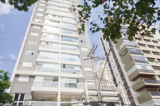Fachada de apartamento para alugar com 2 quartos, 70m² em Campo Belo, São Paulo