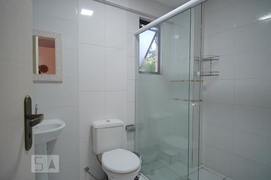 Suite - Banheiro de apartamento à venda com 3 quartos, 100m² em Centro, Canoas