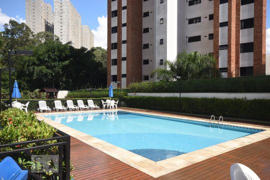 Piscina de apartamento à venda com 3 quartos, 145m² em Parque Bairro Morumbi, São Paulo