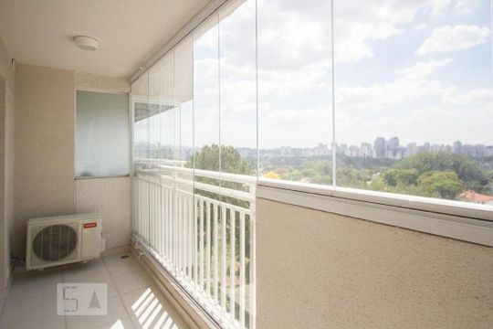 Varanda de kitnet/studio para alugar com 1 quarto, 31m² em Jardim Novo Santo Amaro, São Paulo