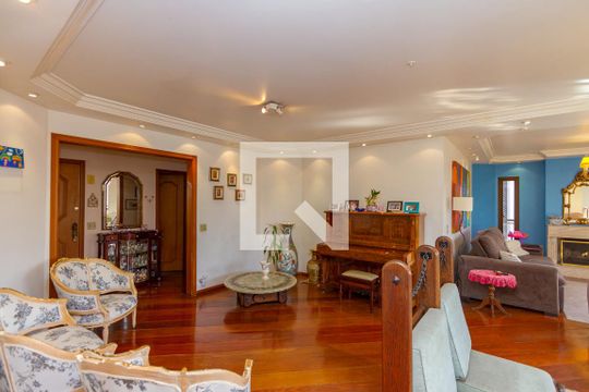 Sala de apartamento para alugar com 5 quartos, 254m² em Brooklin Paulista, São Paulo